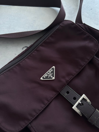 Prada Tessuto Nylon Crossbody / Shoulder Bag (One Size)