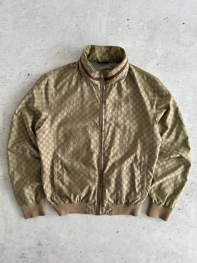 SS/11 Gucci GG Monogram Nylon Hooded Jacket (S)