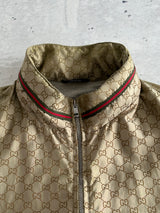SS/11 Gucci GG Monogram Nylon Hooded Jacket (S)