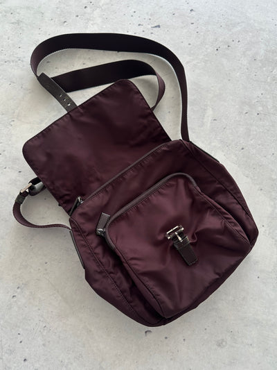 Prada Tessuto Nylon Crossbody / Shoulder Bag (One Size)