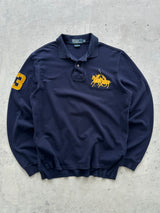 Ralph Lauren Big Logo Long Sleeve Polo Shirt (L)