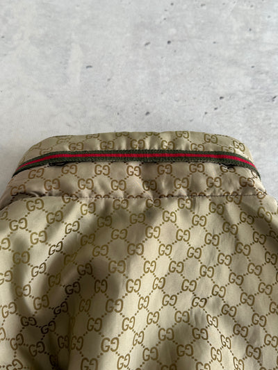 SS/11 Gucci GG Monogram Nylon Hooded Jacket (S)