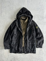 AW/05 Stone Island Wool removable lining zip Jacket (M)