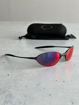 Vintage Oakley red iridium c wire Sunglasses (One Size)