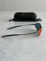 Vintage Oakley red iridium c wire Sunglasses (One Size)