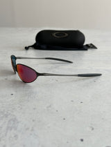 Vintage Oakley red iridium c wire Sunglasses (One Size)