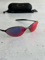 Vintage Oakley red iridium c wire Sunglasses (One Size)