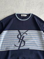 Vintage YSL Stripe Crewneck Knit Jumper (M)