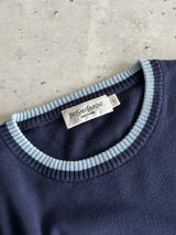 Vintage YSL Stripe Crewneck Knit Jumper (M)