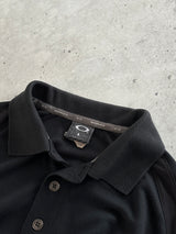 00's Oakley Metal Emblem Polo Shirt (L)