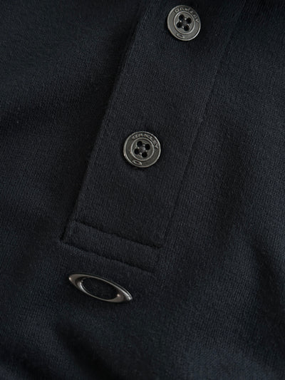 00's Oakley Metal Emblem Polo Shirt (L)