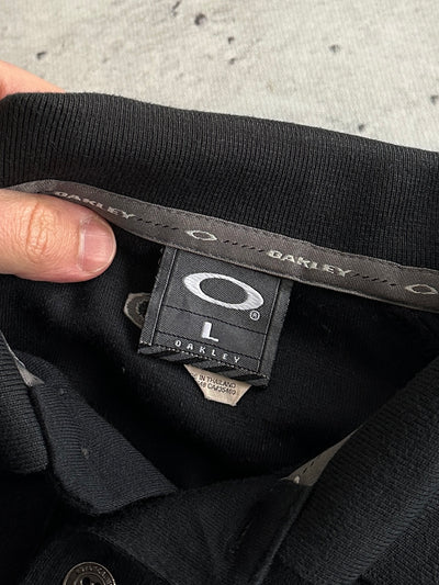 00's Oakley Metal Emblem Polo Shirt (L)
