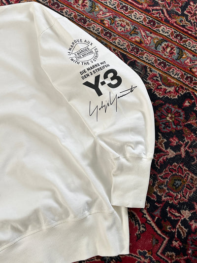 Y-3 Yohji Yamamoto stacked Crewneck Sweatshirt (L)