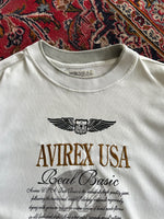 Vintage Avirex embroidered T Shirt (XL)