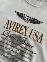 Vintage Avirex embroidered T Shirt (XL)