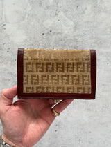 Vintage Fendi Monogram Leather Purse (One Size)