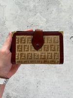 Vintage Fendi Monogram Leather Purse (One Size)