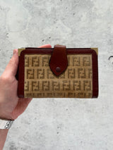 Vintage Fendi Monogram Leather Purse (One Size)