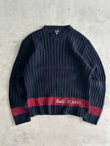 Vintage Dolce & Gabbana wool Crewneck Knit Jumper (L)