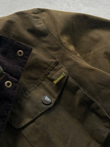 Barbour Ogston Blanket Lined Zip Up Wax Jacket (XL/XXL)