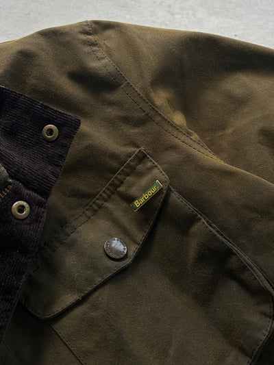 Barbour Ogston Blanket Lined Zip Up Wax Jacket (XL/XXL)