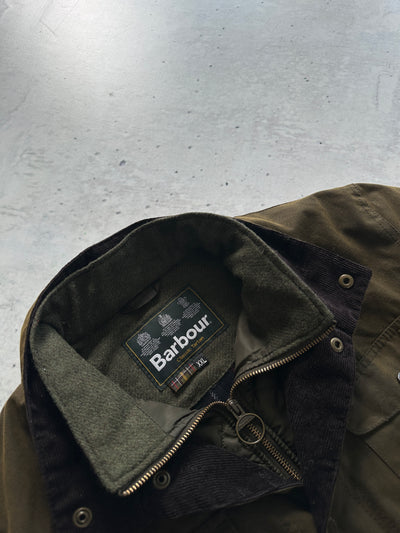 Barbour Ogston Blanket Lined Zip Up Wax Jacket (XL/XXL)