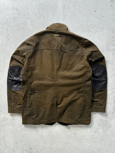 Barbour Ogston Blanket Lined Zip Up Wax Jacket (XL/XXL)