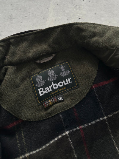 Barbour Ogston Blanket Lined Zip Up Wax Jacket (XL/XXL)
