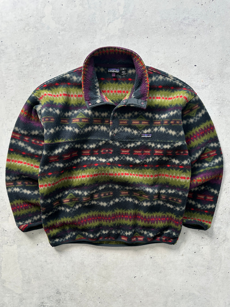 90's Patagonia Synchilla Made in USA Aztec Pullover Fleece (XL)