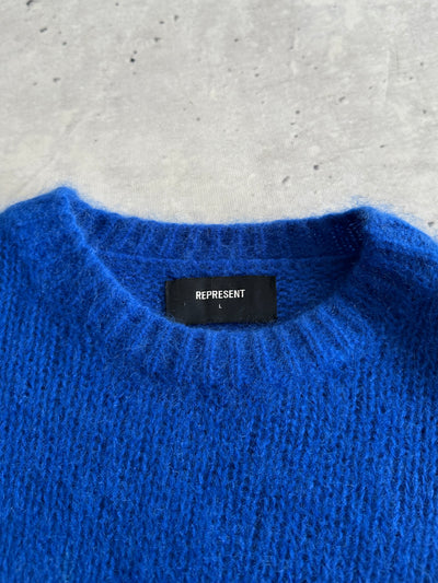 Represent Mohair Crewneck Knit Jumper (L)
