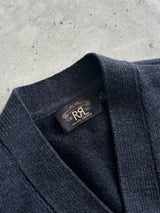 Double RL Ralph Lauren RRL Cashmere Wool Knit Cardigan (S)
