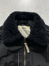 Alpha Industries Shearling Collar Zip Up Jacket (L)