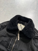 Alpha Industries Shearling Collar Zip Up Jacket (L)