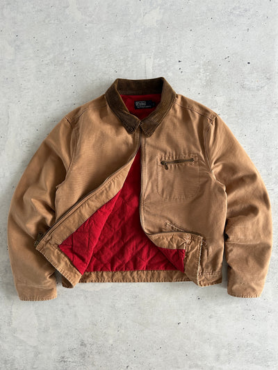 90's Ralph Lauren Detroit blanket Lined Work Jacket (M/L)