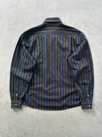 Vintage Missoni Vertical Stripe Textured Shirt (M)
