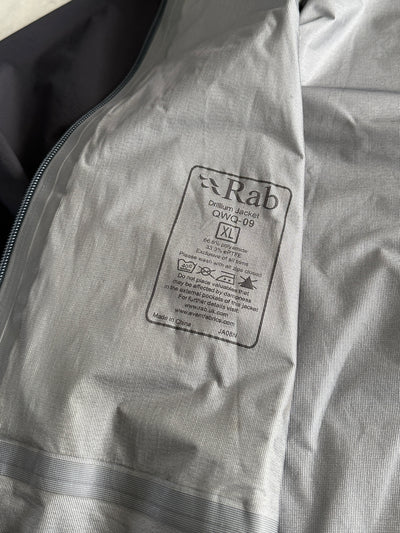 Rab event Downpour Waterproof Zip Up Jacket (XL)
