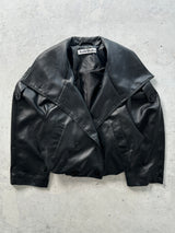 Acne Studios Cropped Leather Trench Coat (Women's 38)