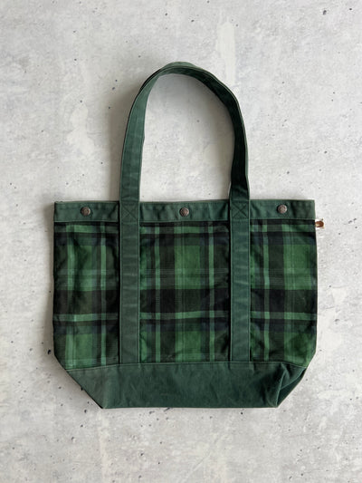 00's BAPE checkered tartan Tote Bag (One Size)