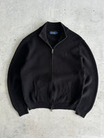 Ralph Lauren Chunky ribbed Double Zip Jumper (L)