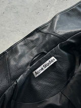 Acne Studios Cropped Leather Trench Coat (Women's 38)