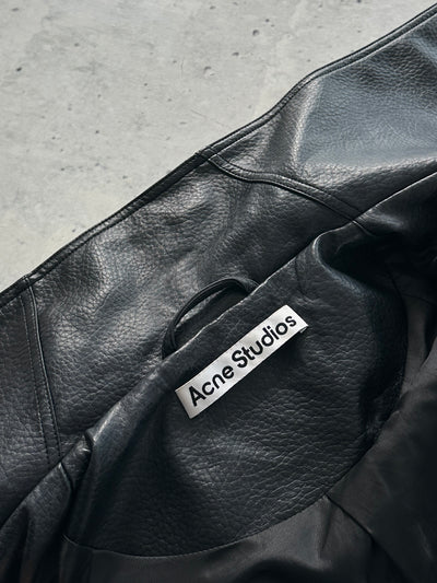 Acne Studios Cropped Leather Trench Coat (Women's 38)