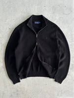 Ralph Lauren Chunky ribbed Double Zip Jumper (L)