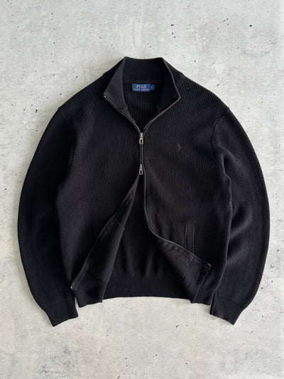 Ralph Lauren Chunky ribbed Double Zip Jumper (L)