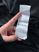 Acne Studios Cropped Leather Trench Coat (Women's 38)