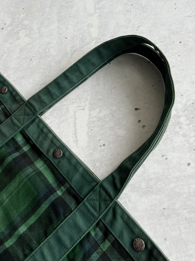 00's BAPE checkered tartan Tote Bag (One Size)