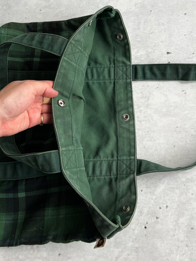 00's BAPE checkered tartan Tote Bag (One Size)