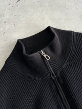 Ralph Lauren Chunky ribbed Double Zip Jumper (L)