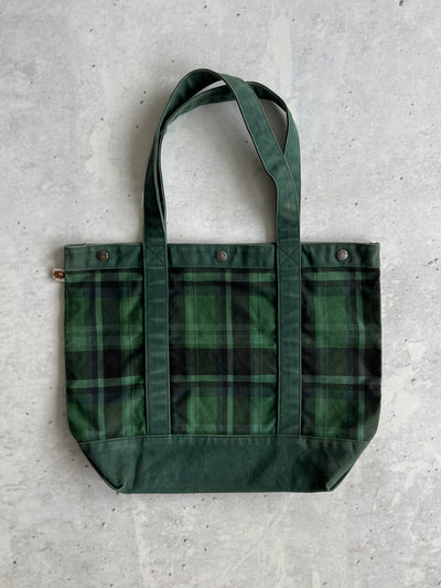 00's BAPE checkered tartan Tote Bag (One Size)