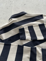 00's Lacoste Stripe Long Sleeve Polo Shirt (M)