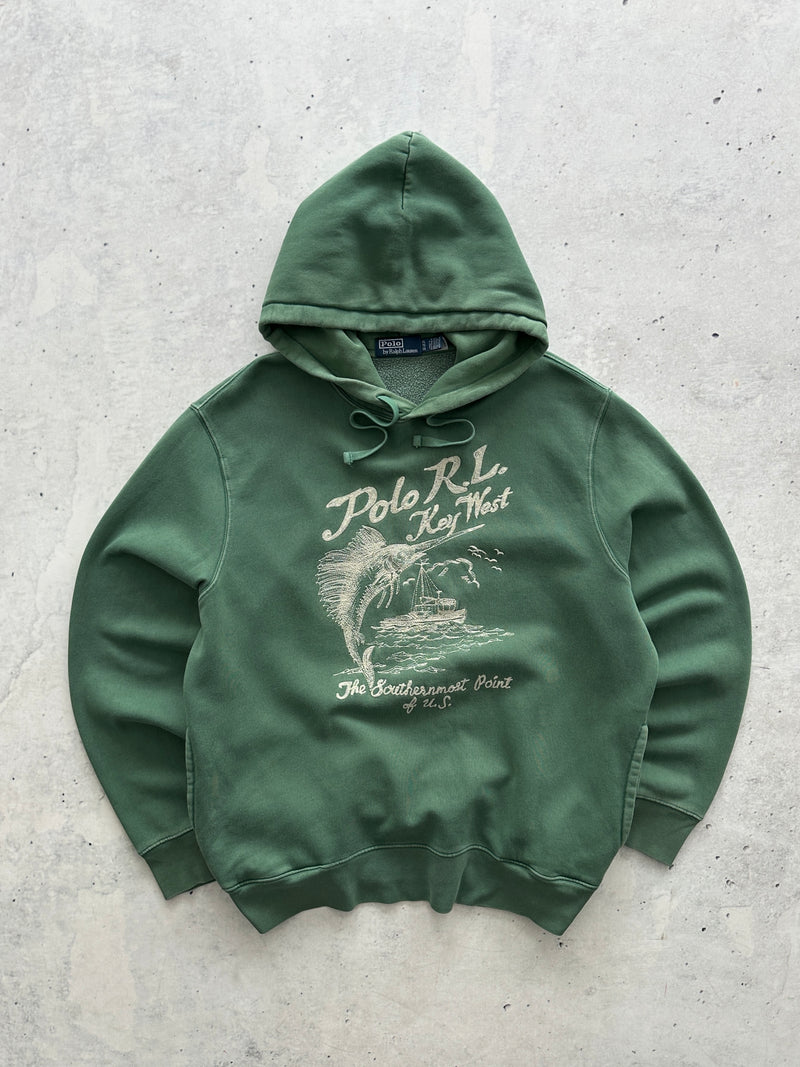 Ralph Lauren Key West embroidered Heavyweight Hoodie (XL)